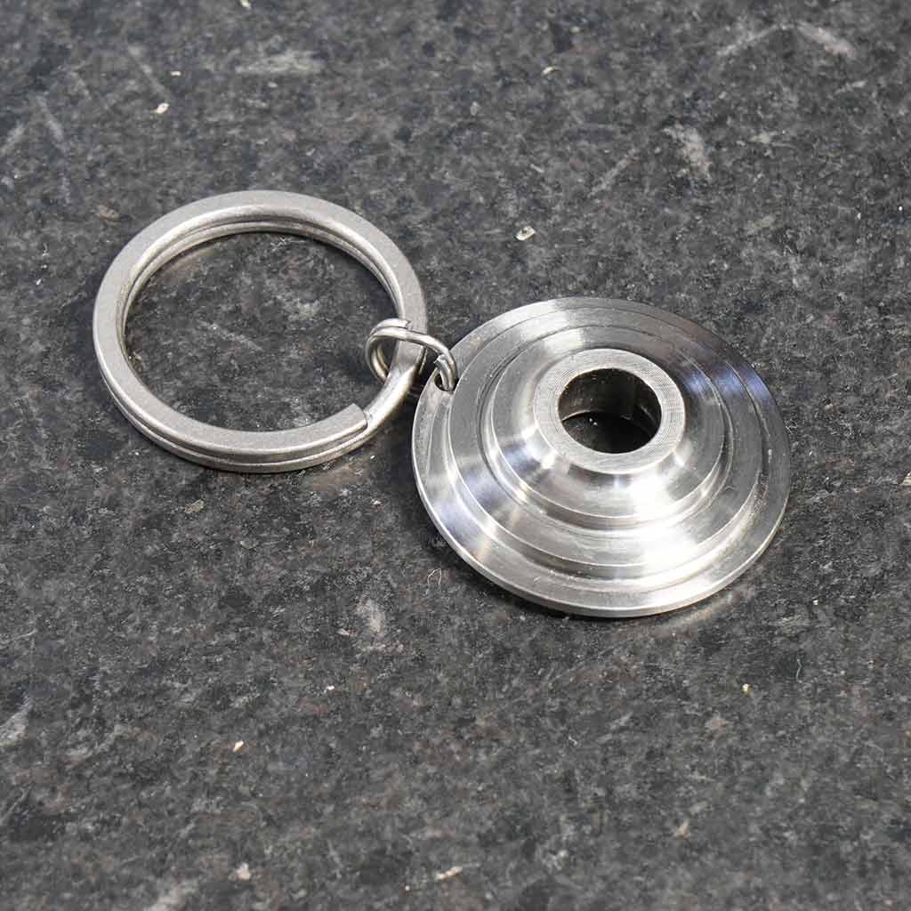 Used Titanium Retainer Keychain Papadakis Racing