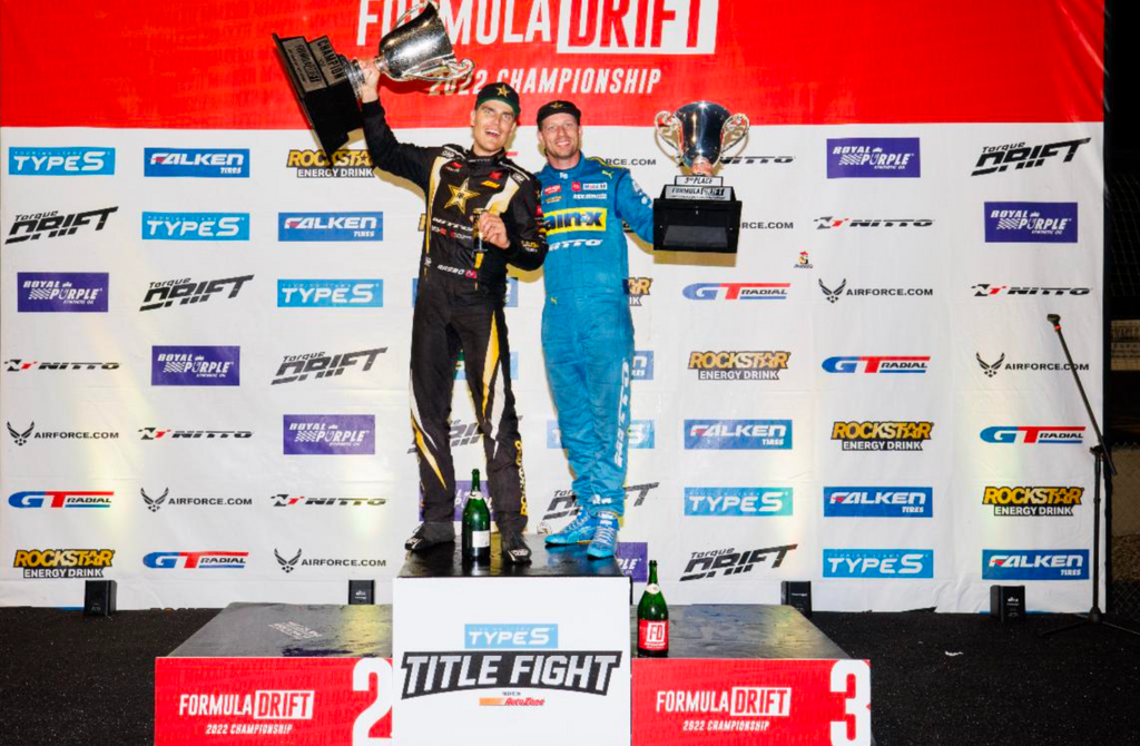 Fredric Aasbo wins third Formula Drift driver's title