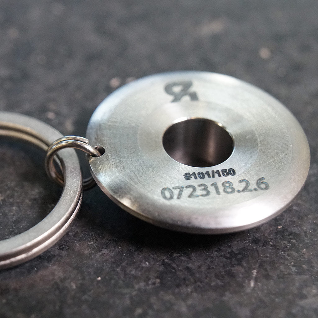 Key Ring Retainer New Titanium Retainer Keychain – Papadakis Racing