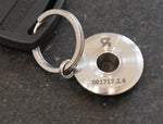 Used Titanium Retainer Keychain